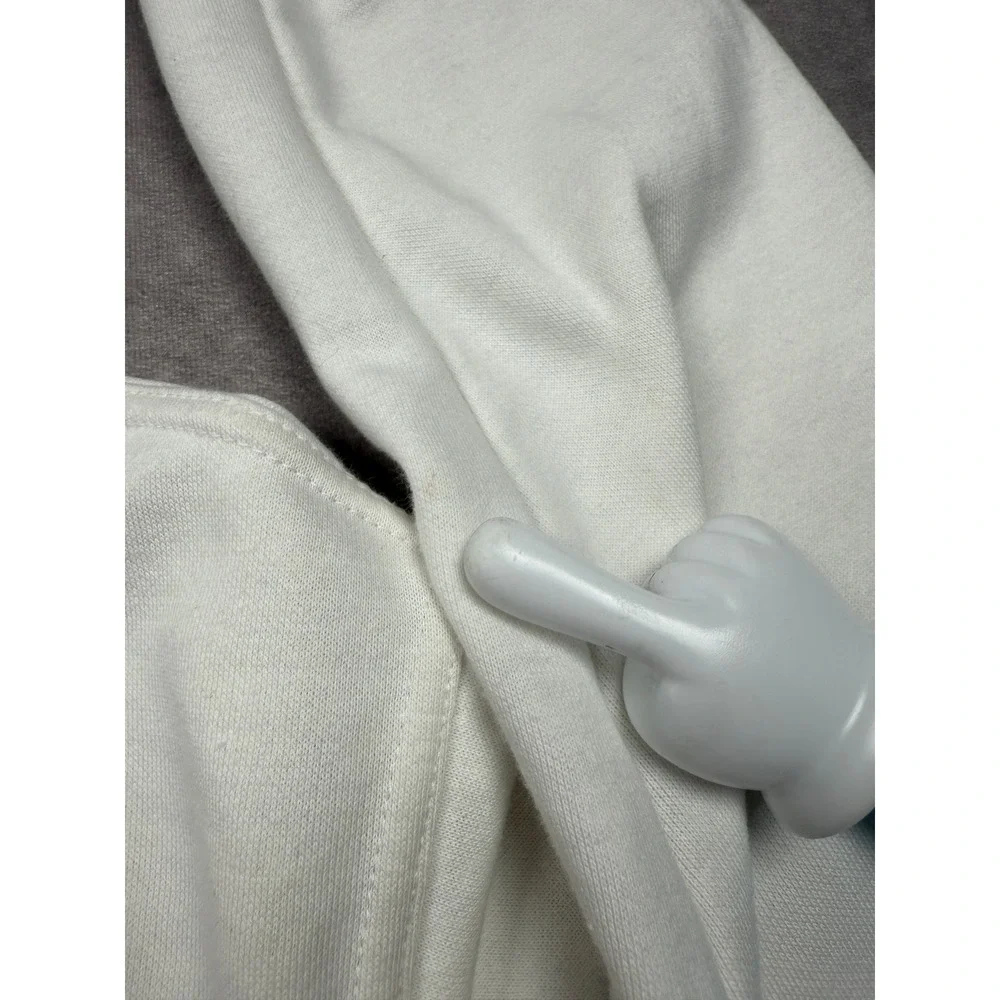 Spider Worldwide Y2K Full Zip Hoodine Face Mask Eyes White Pink Adult S Oversize